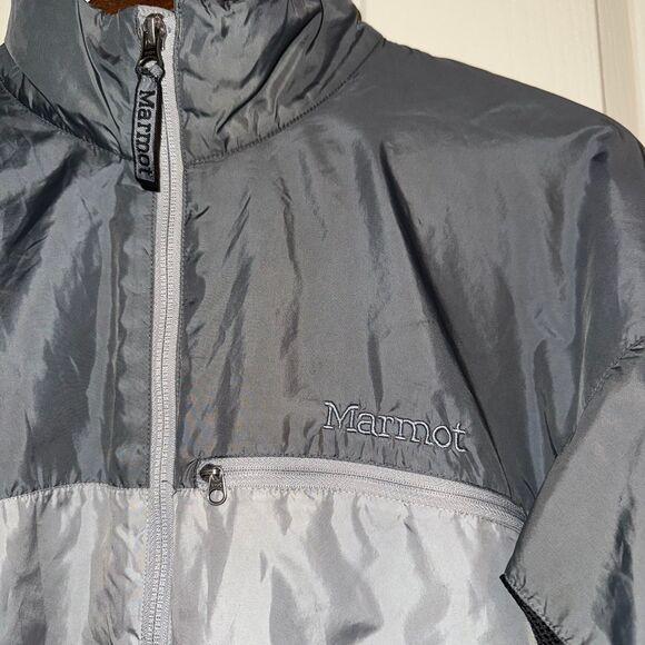 Marmot Jacket Men's Medium Lined Lightweight Full Zip Vented Camp Wind - Picture 2 of 8